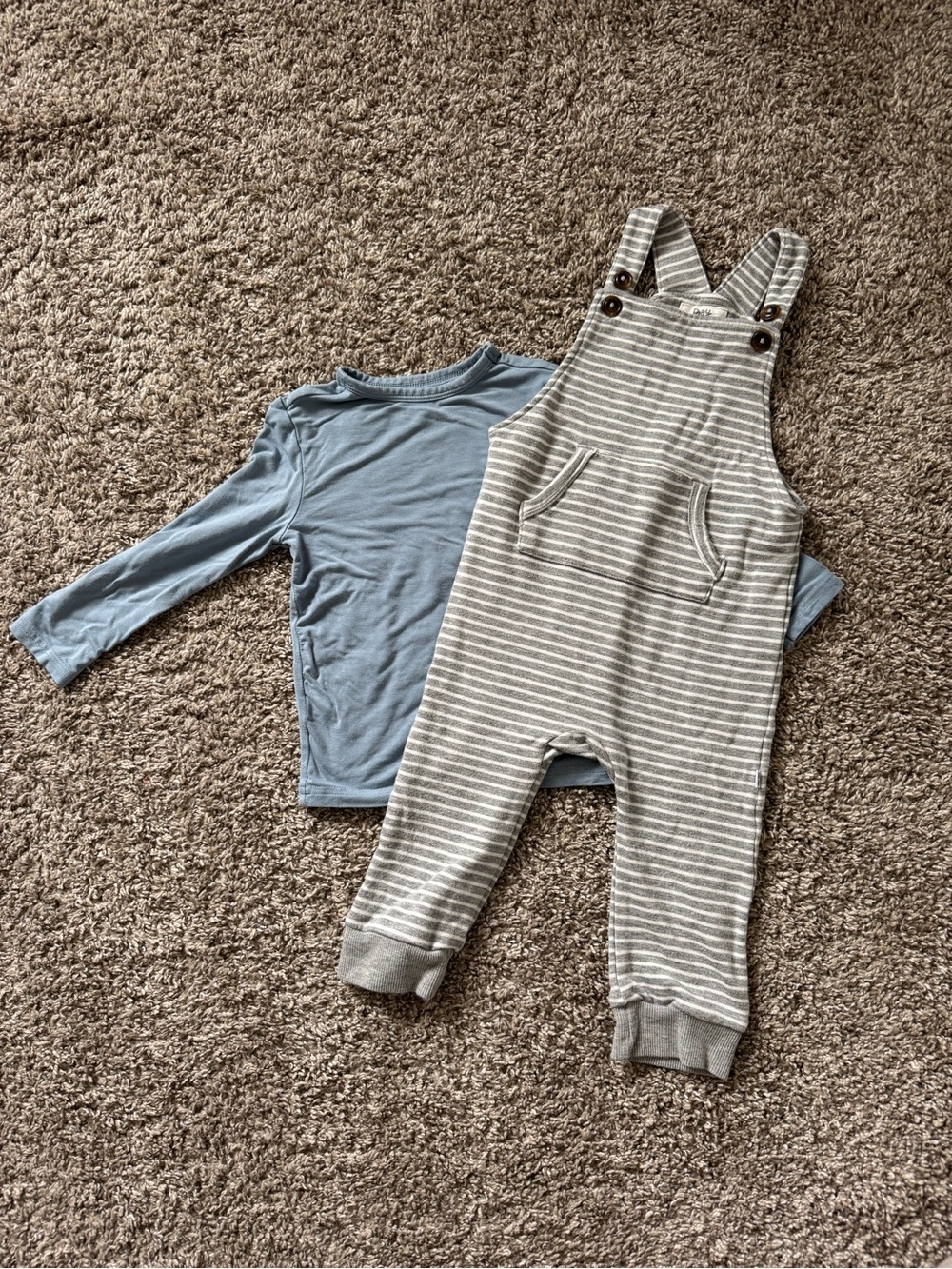 Little Sleepies Play Overall & Tee Bundle, 12-18 months